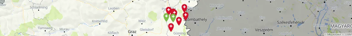 Map view for Pharmacies emergency services nearby Bad Tatzmannsdorf (Oberwart, Burgenland)
